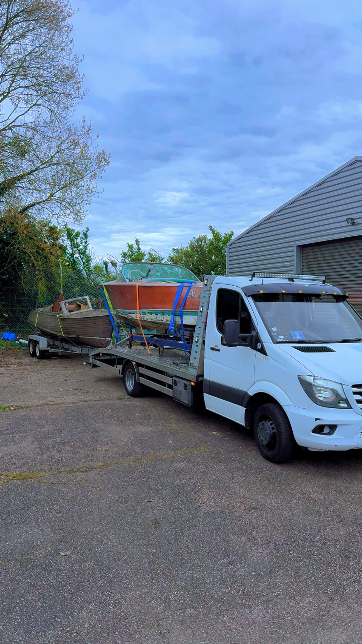 Enlèvement d'épaves